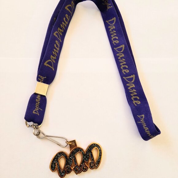 Dance Dynamic Gold Lanyard with DDDance Hip Hop Medallion Set of 2 - Picture 9 of 16